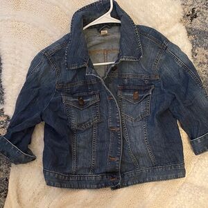 LOFT Dark Blue Jean Jacket